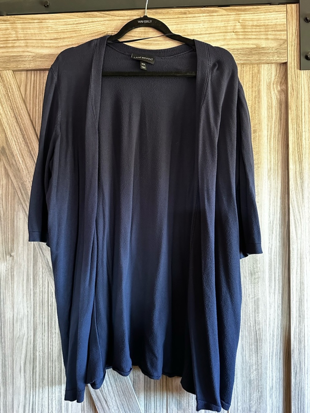 Buy 2 Get 1 Free! Lane Bryant Navy Open-Front Women's Cardigan - 18/20